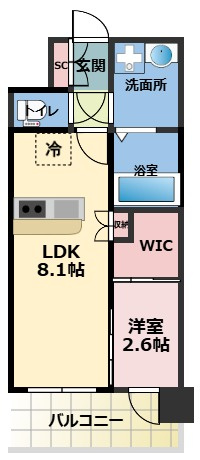 セレニテ蒲生四丁目駅前アリエの間取り