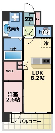 セレニテ蒲生四丁目駅前アリエの間取り