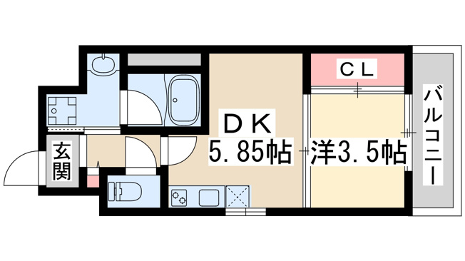 【間取り】 | エムコート江坂
