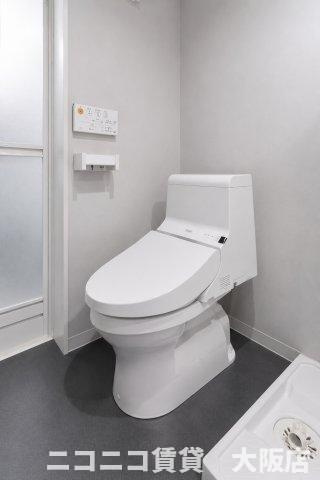 大阪市生野区巽北２丁目のアパートのトイレ|CG画像です。家具家電付きではありません