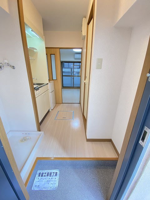 尼崎市東園田町９丁目の賃貸マンションの玄関|落ち着いた玄関です