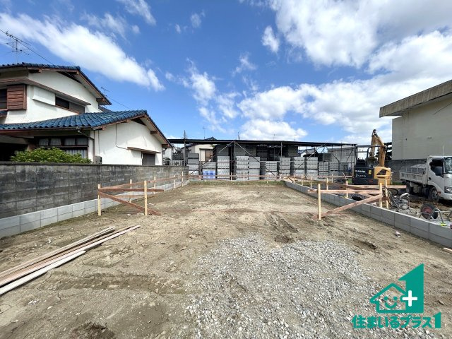 ●10(土)11(日)12(祝)現地説明会！　香芝市下田西　第2期　新築一戸建ての外観|建築中ですが現地を見ると分かる事もございますので、ぜひ一度現地をご覧ください。