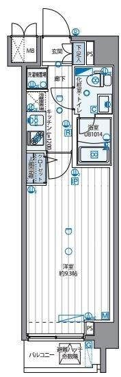 パティーナ住吉の間取り