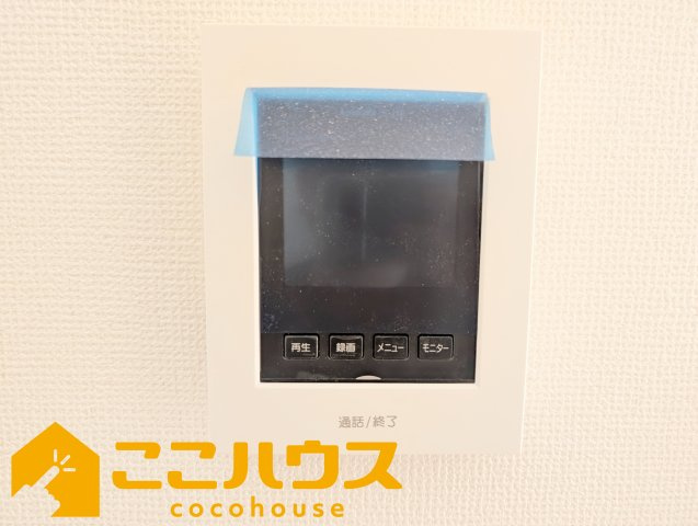 宜野湾市伊佐２丁目　ハートフルタウン　新築戸建て　全６棟　Ａ号棟のセキュリティ|録画機能付きTVインターホン