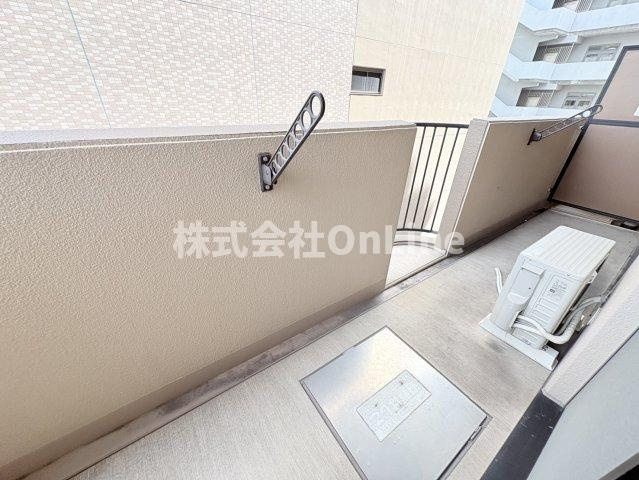 フェルザ長田（旧リヴィエールカンパーニュ）のバルコニー