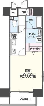 シエル新堀の間取り