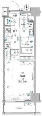 板橋区高島平９丁目の賃貸マンションの間取り