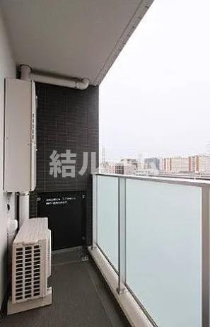 板橋区高島平９丁目の賃貸マンションのバルコニー