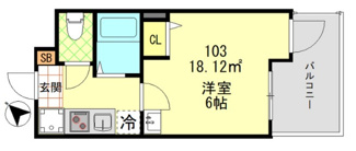 【間取り】 | ロワール鶴見花月園前