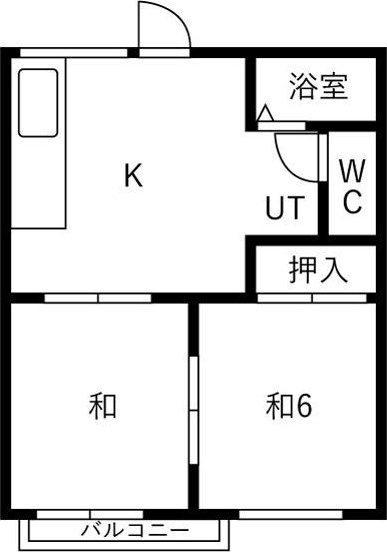 Sunny Court MIYUKI Bの間取り