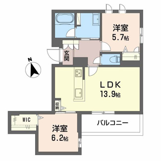 【間取り】 | シャーメゾンレジデンス七道