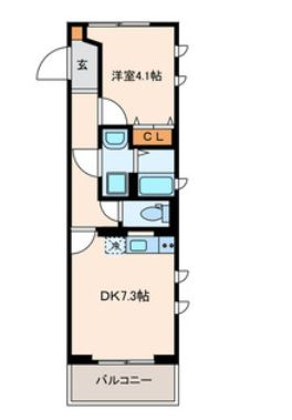クレイン西日暮里の間取り