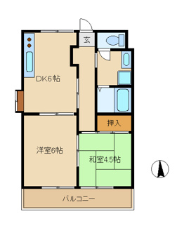【間取り】 | クリアポート福本
