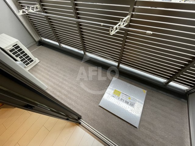シーズンフラッツ靭本町のバルコニー|シーズンフラッツ靭本町　バルコニー
