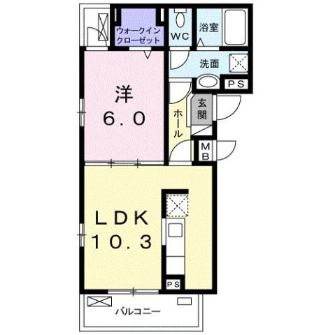 セイバリー西葛西Ⅱの間取り