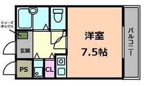 リーガル弁天町の間取り