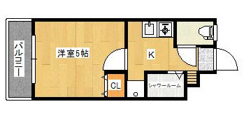 ラフィネA「10,000円キャッシュバック対象物件」の間取り