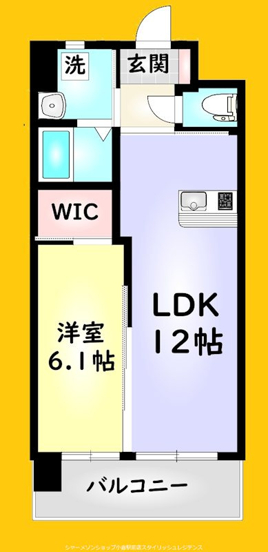 ADVANCE128の間取り