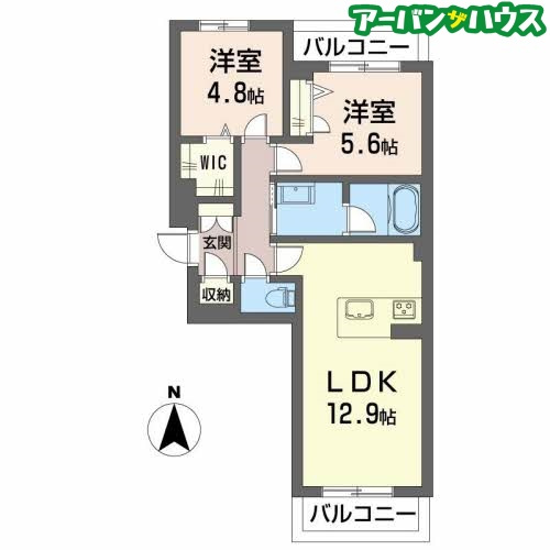 ヴィアソーレの間取り