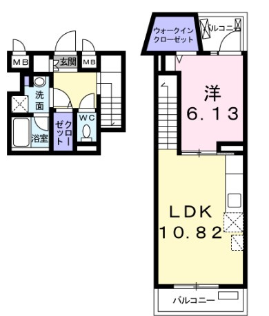 シュトラーレ四番町の間取り