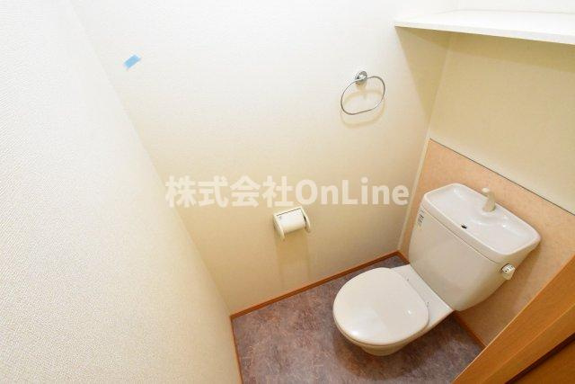 東大阪市御厨西ノ町２丁目のアパートのトイレ