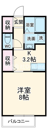 【間取り】 | メゾンＫ　B棟