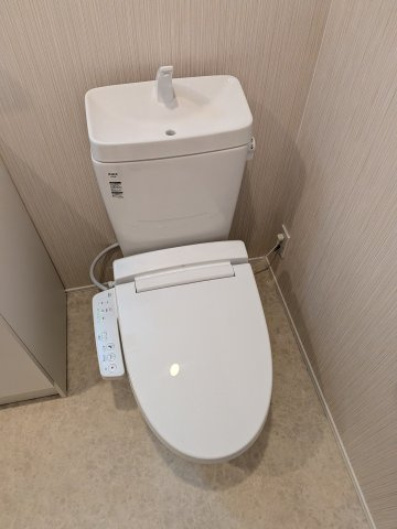 【トイレ】 | ソレイユＭ船橋 | キレイな個室空間です