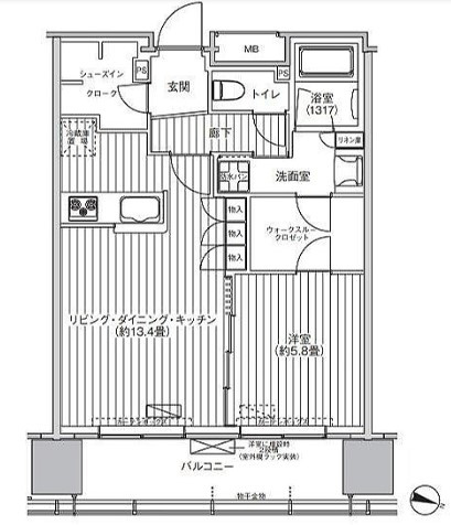 桜ヒルズ九段北の間取り