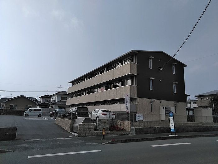 熊本市東区桜木２丁目のアパートの外観