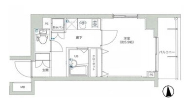 Verona錦糸町ⅡLussoの間取り