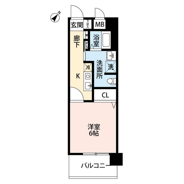 ドミール春日野道Nの間取り