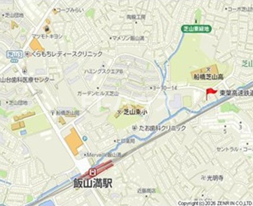 芝山7丁目戸建の地図