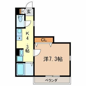 メゾン　ウィスタリアの間取り|間取りです。