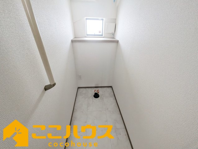 宜野湾市伊佐２丁目　ハートフルタウン　新築戸建て　全６棟　C号棟のトイレ|【トイレ】施行中