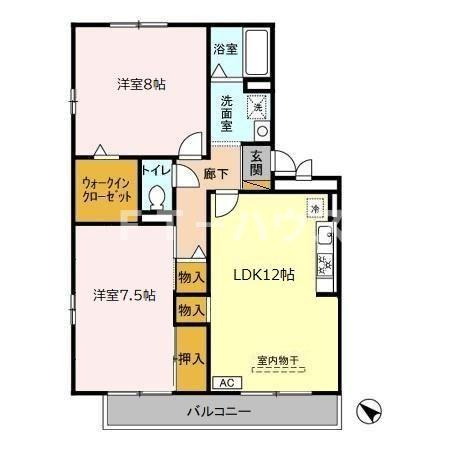 メゾントゥリバーノの間取り