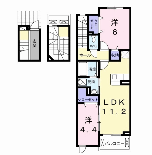 【間取り】 | 丸信ハウスⅡ