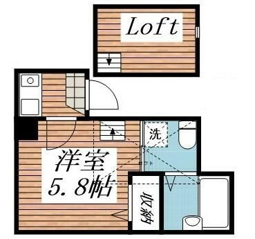 エテルノ四つ木の間取り|間取りです。