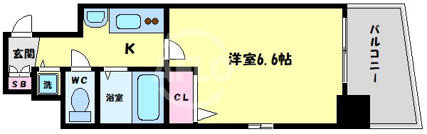 プレサンス本町リアルシティの間取り|プレサンス本町リアルシティ　間取り