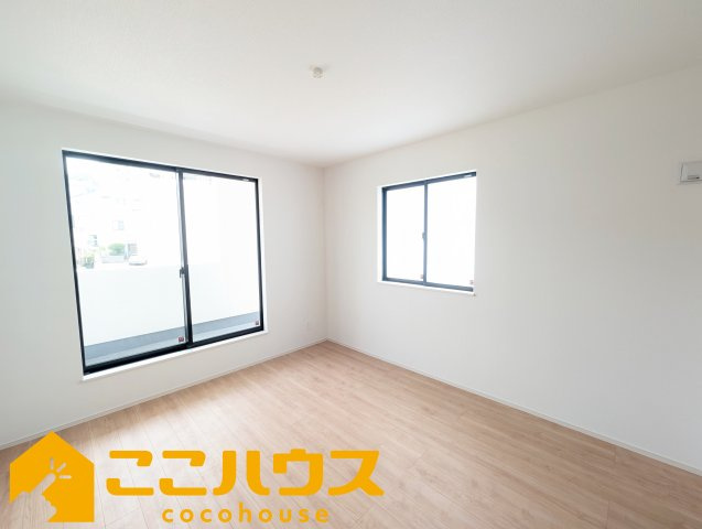 宜野湾市伊佐２丁目　ハートフルタウン　新築戸建て　全６棟　D号棟の寝室|寝室7.25帖