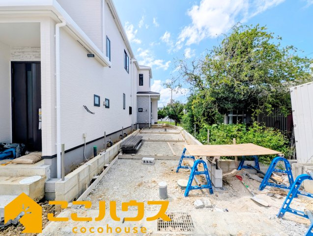 宜野湾市伊佐２丁目　ハートフルタウン　新築戸建て　全６棟　D号棟の駐車場|駐車スペース2台