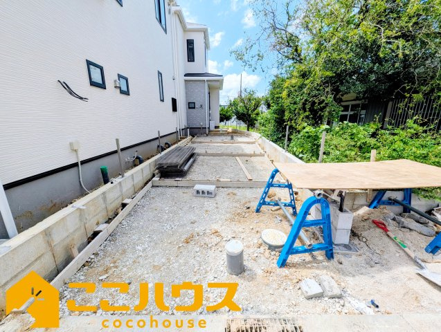 宜野湾市伊佐２丁目　ハートフルタウン　新築戸建て　全６棟　D号棟の駐車場|駐車スペース2台