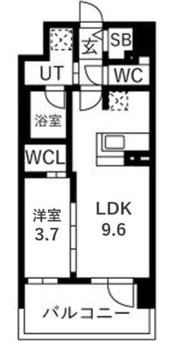 【間取り】 | ソルテラスUMEDA　NORTH