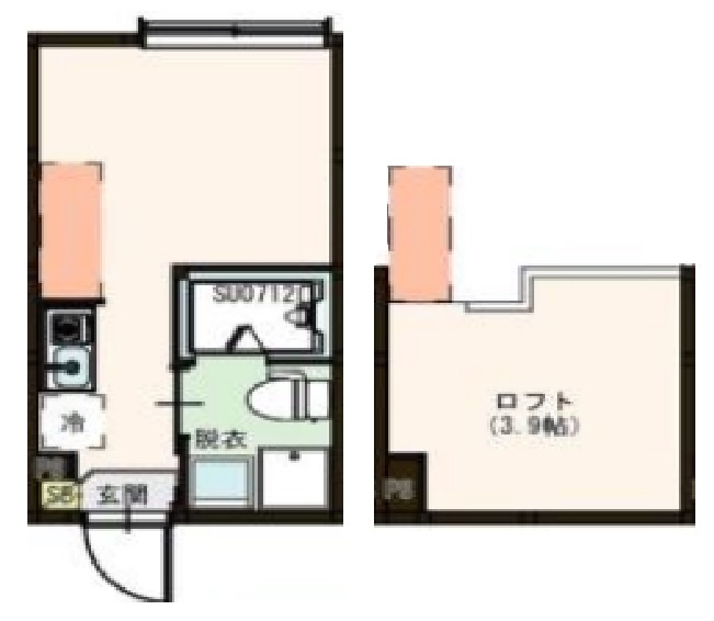 Villa Ailes平和台の間取り