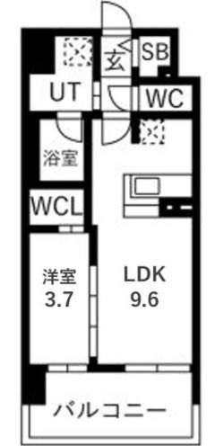 【間取り】 | ソルテラスUMEDA　NORTH