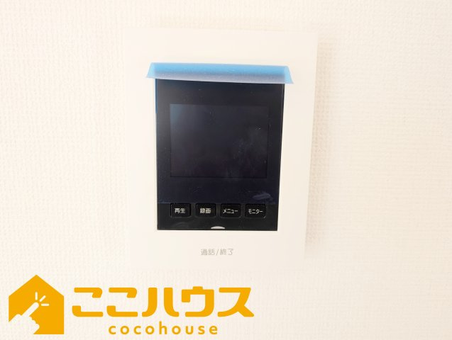 宜野湾市伊佐２丁目　ハートフルタウン　新築戸建て　全６棟　E号棟のセキュリティ|録画機能付きTVインターホン