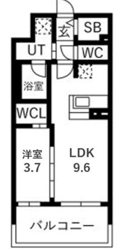 【間取り】 | ソルテラスUMEDA　NORTH