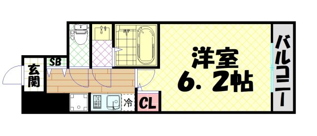 【間取り】 | グランエクラ今宮戎