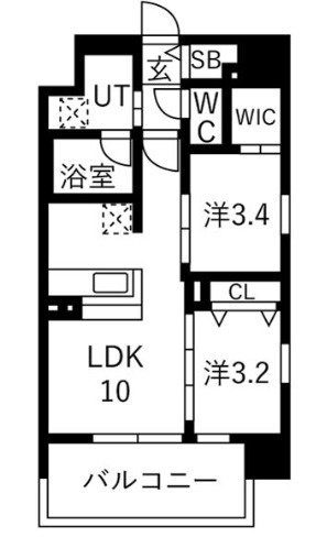 【間取り】 | ソルテラスUMEDA　NORTH