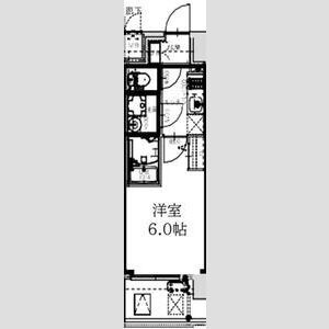 エスリードレジデンスグラン大阪福島ノースの間取り|エスリードレジデンスグラン大阪福島ノース　開放感のある間取り