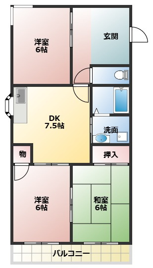 パレ音羽の間取り